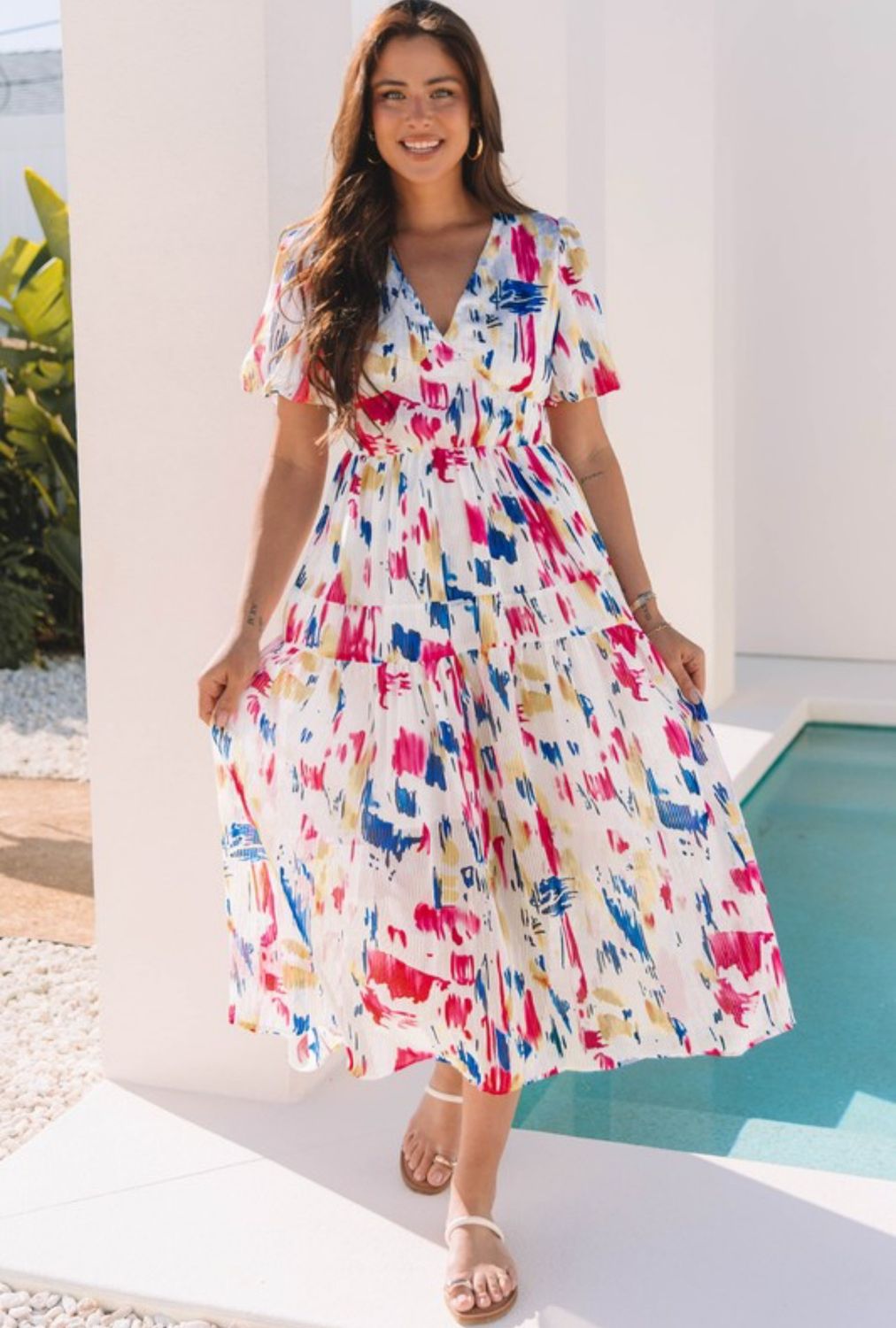 Confetti’s Kiss Midi Dress