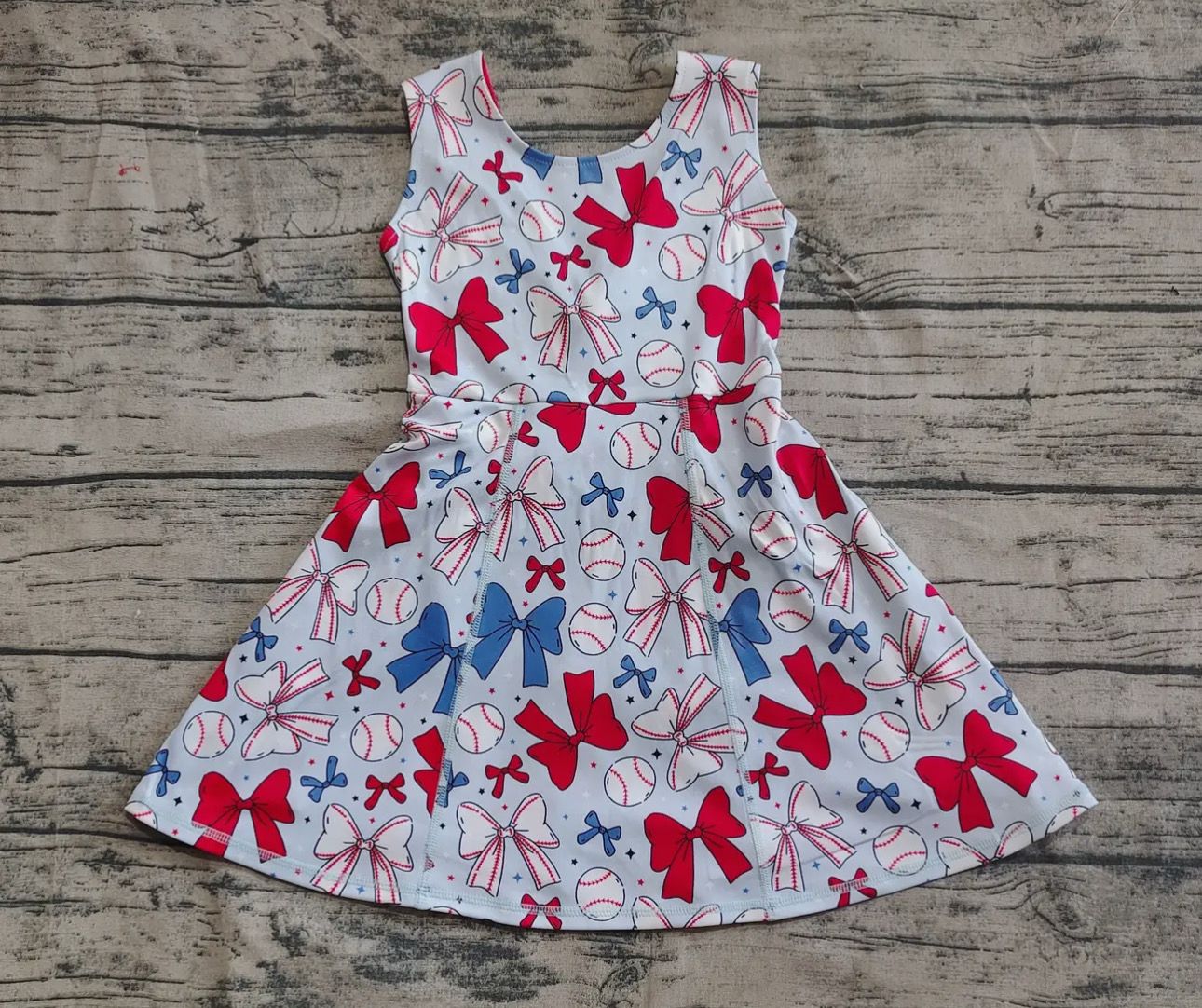 Heart For The Ballpark Girls Dress