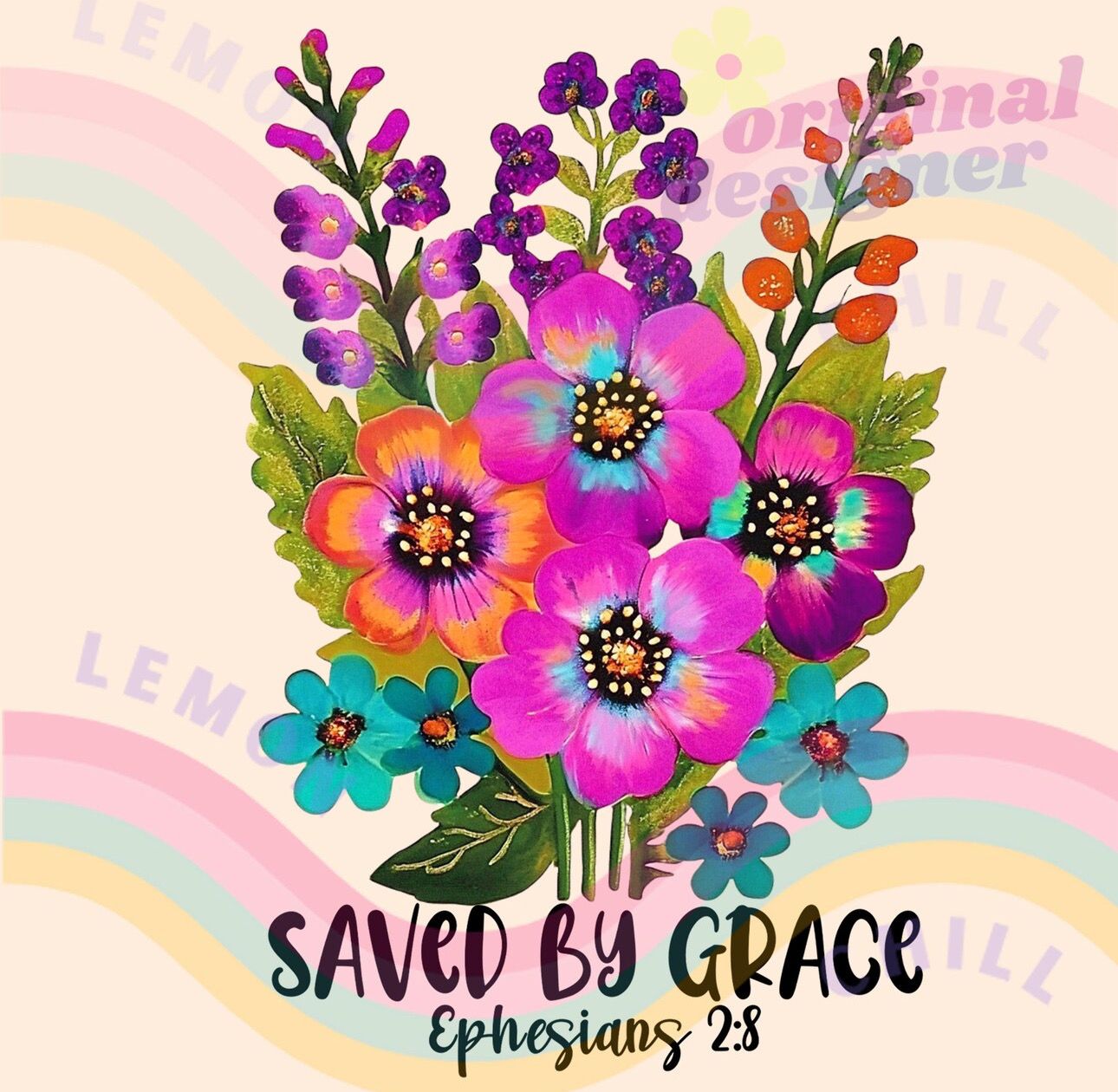 Saved By Grace Bouquet 💐 Shirt