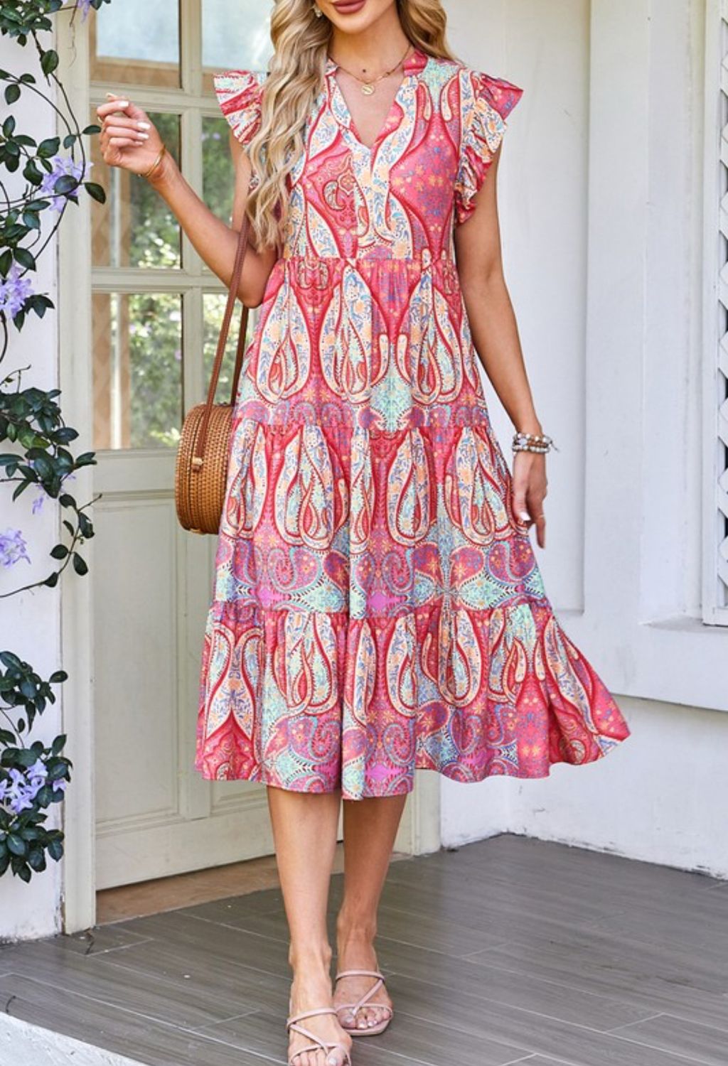 Anything And Everything Paisley Dress