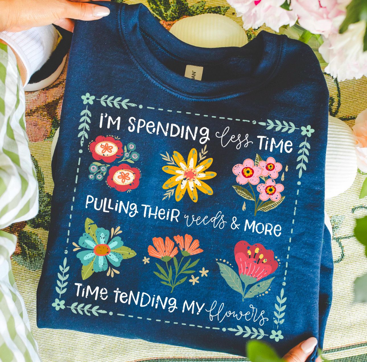 Time To Tend My Flowers Shirt
