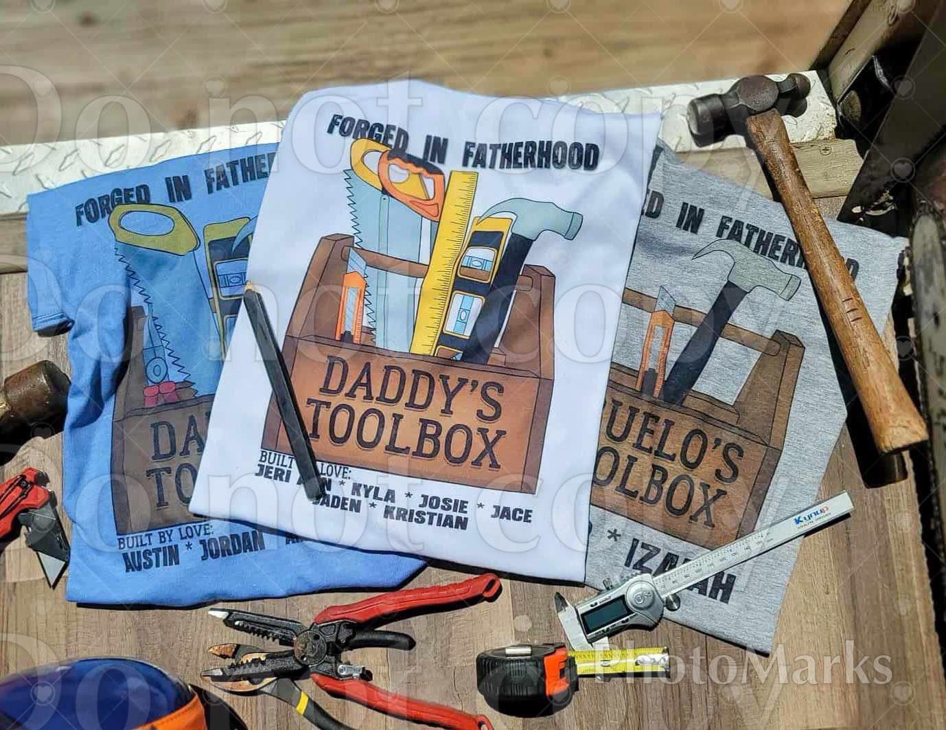 His Toolbox 🧰 Personalized Tees