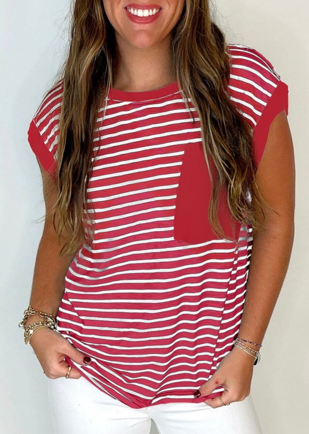 Sweet And Chic Sleeveless Tee