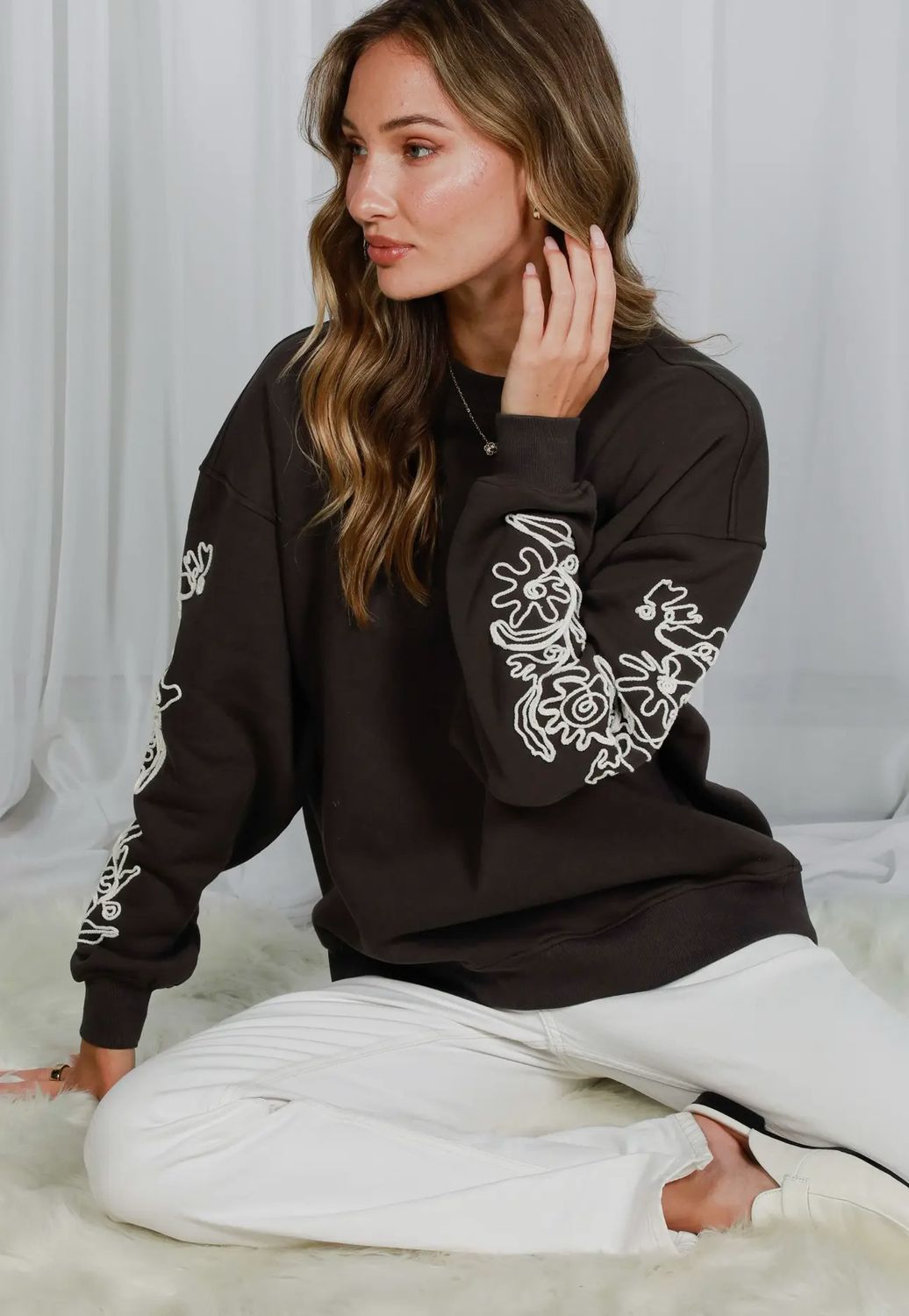Rayne Embroidered Sweatshirt