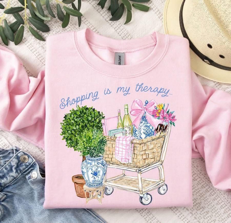 Shopping Is My Therapy Shirt