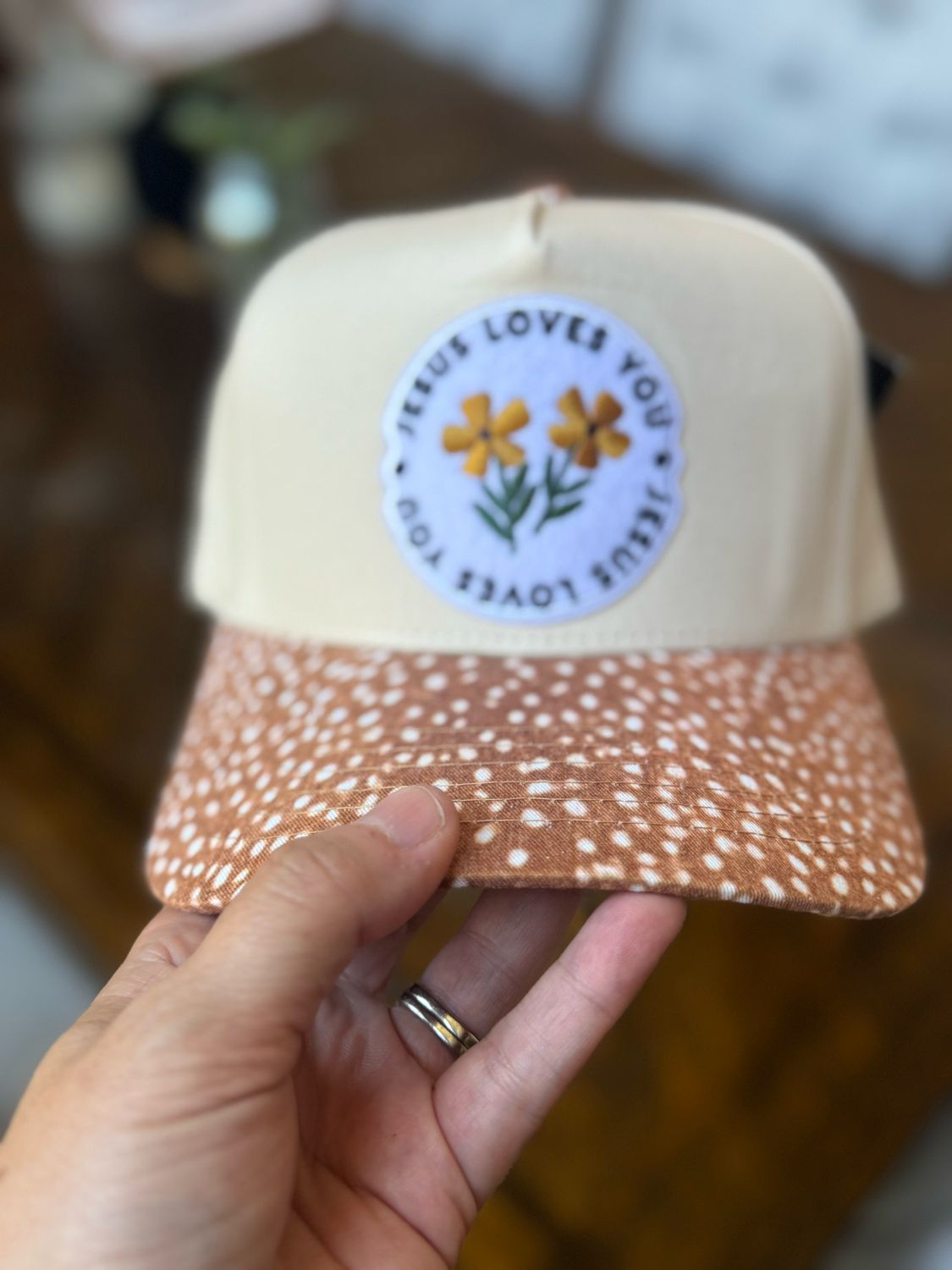 Jesus Loves You Patch Hat