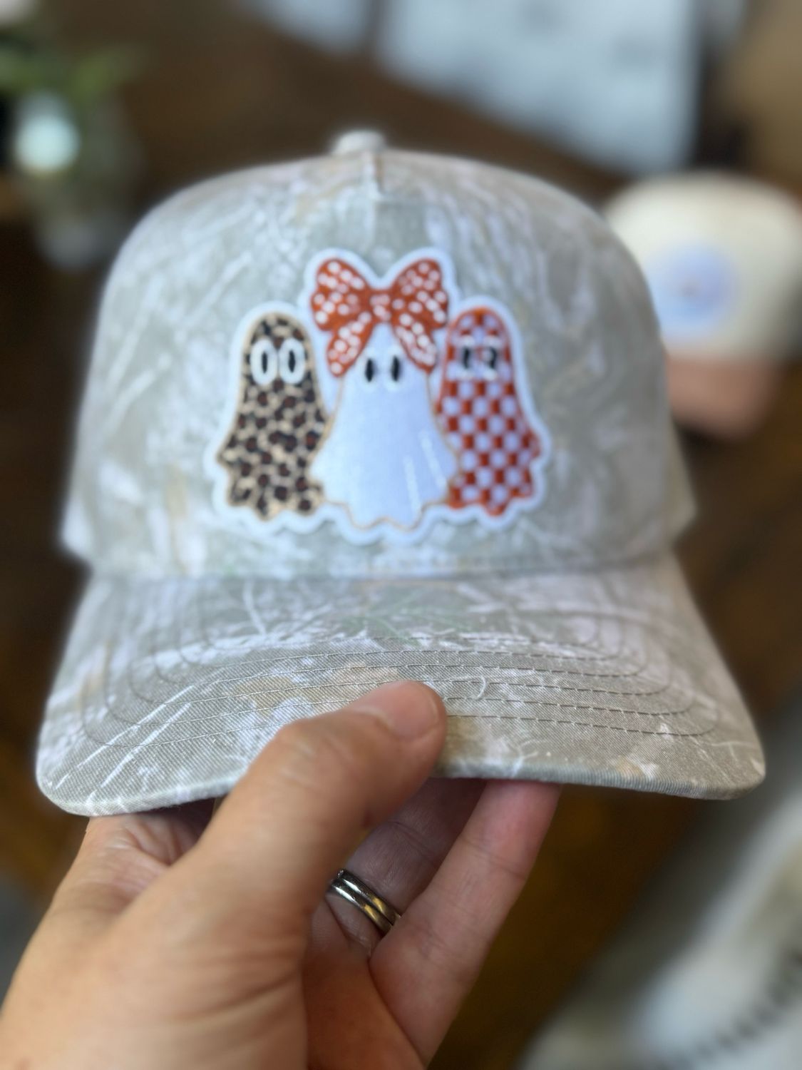 Camo Ghost Ghouls Patch Hat