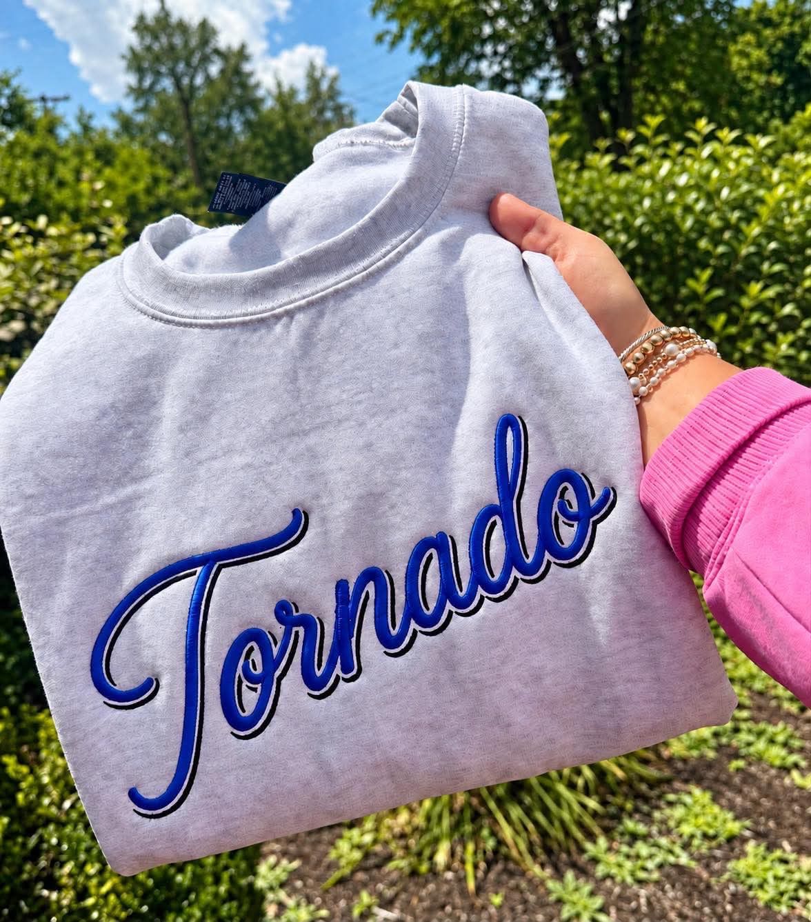 Customizable Classic Embroidered Game Day Crewneck