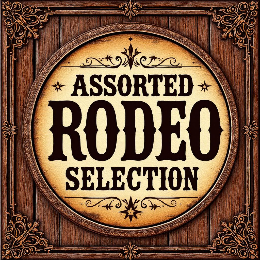 ONE DOZEN ASSORTED RODEO WALLETS