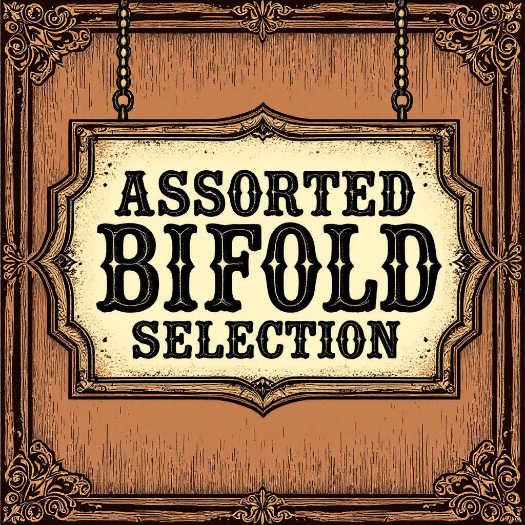 ONE DOZEN ASSORTED BIFOLD WALLETS