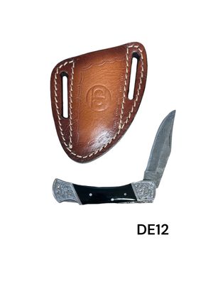 KNIVES - CIRCLE SH DAMASCUS FOLDERS