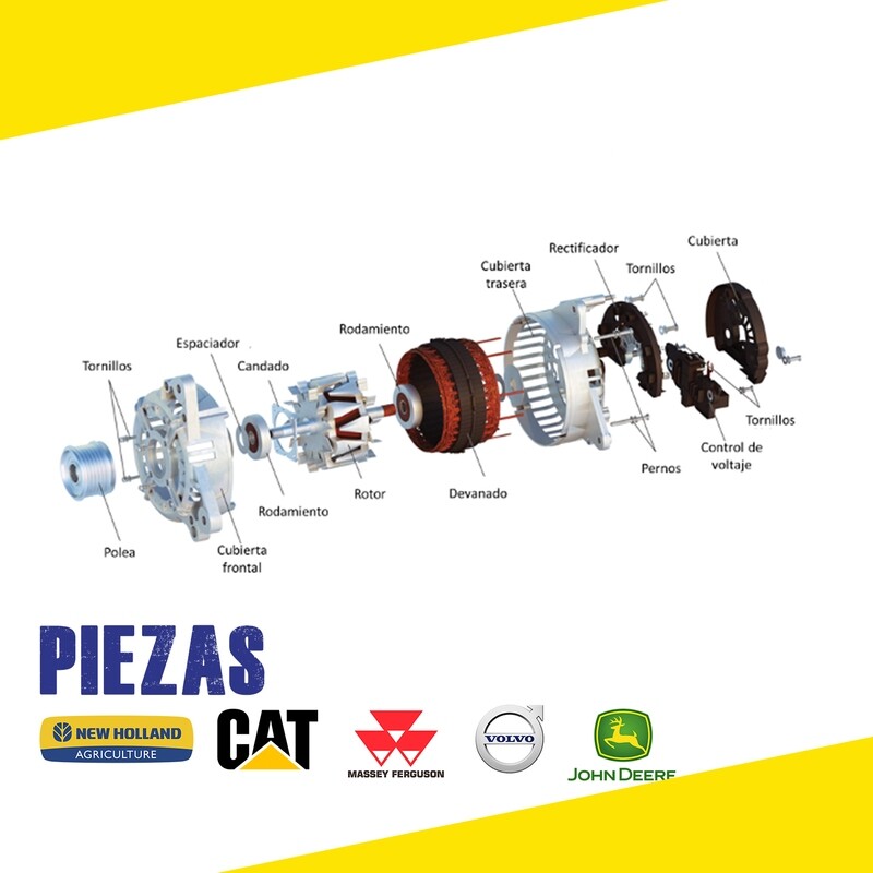 PIEZAS PARA ALTERNADOR Y ARRANQUE