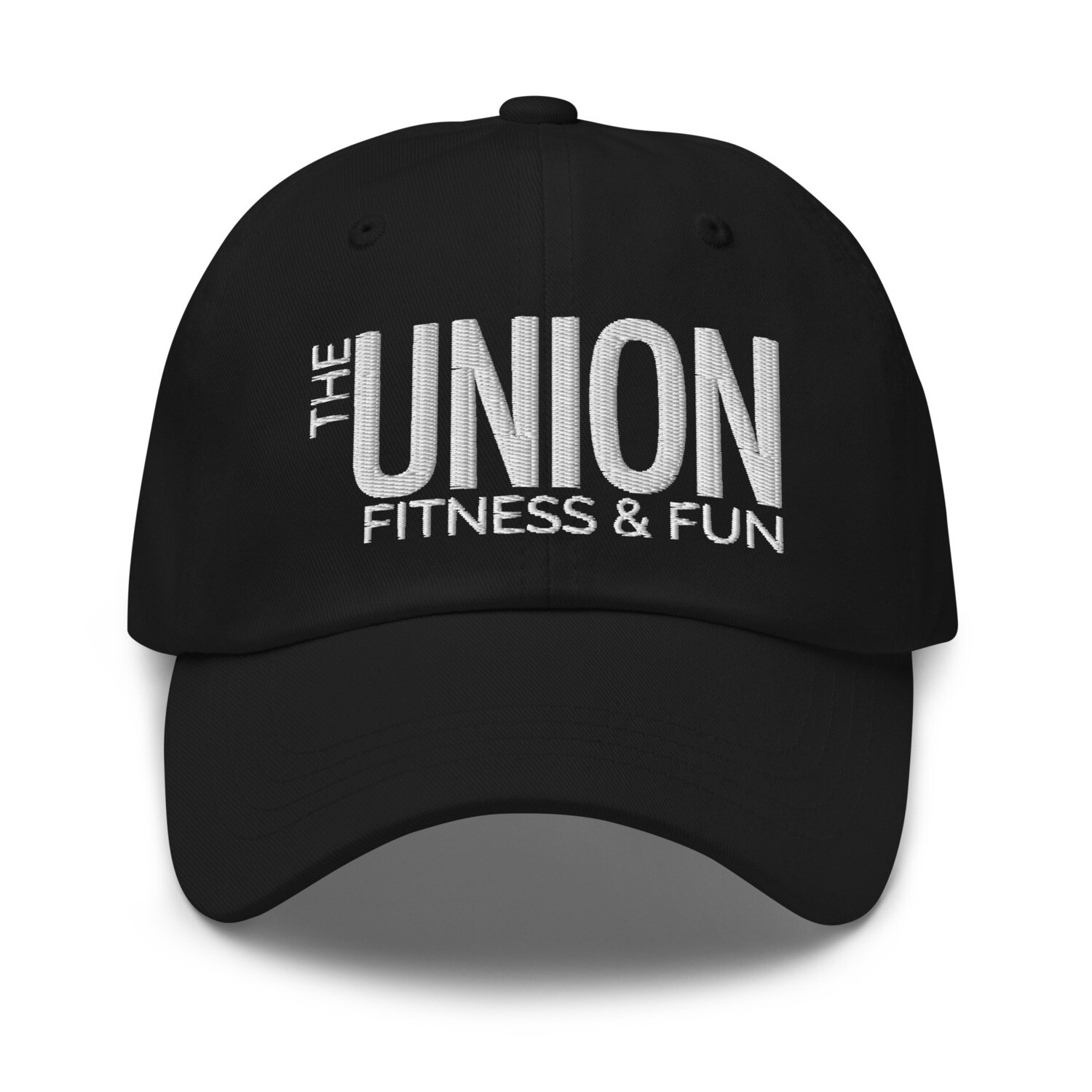 The Union Dad Hat | White Logo, Color: Black