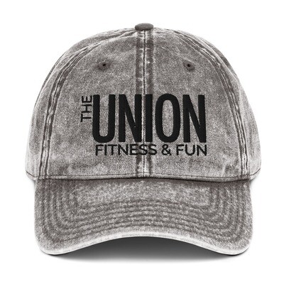 The Union Vintage Dad Hat | Black Logo