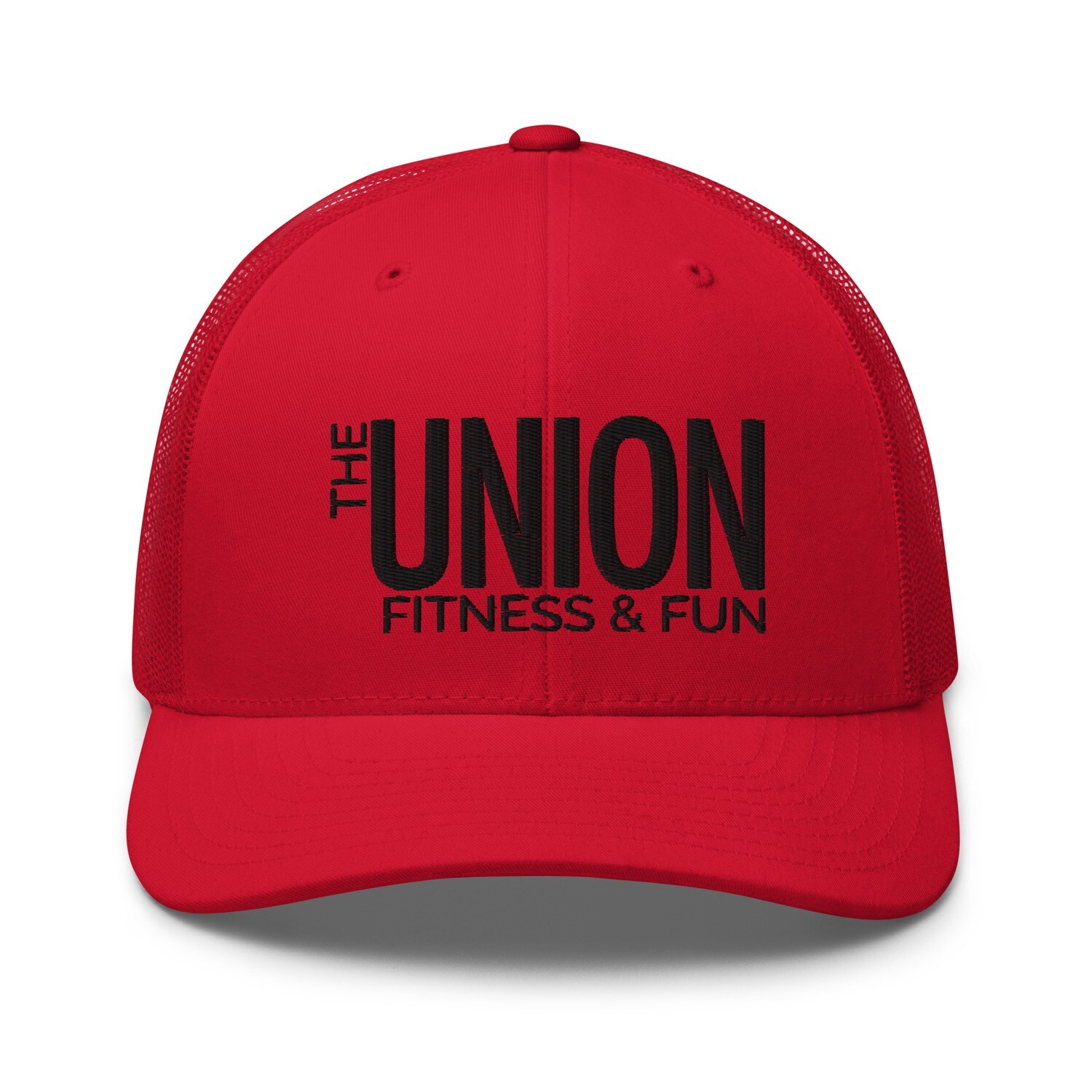 The Union Trucker Hat | Black Logo, Color: Red