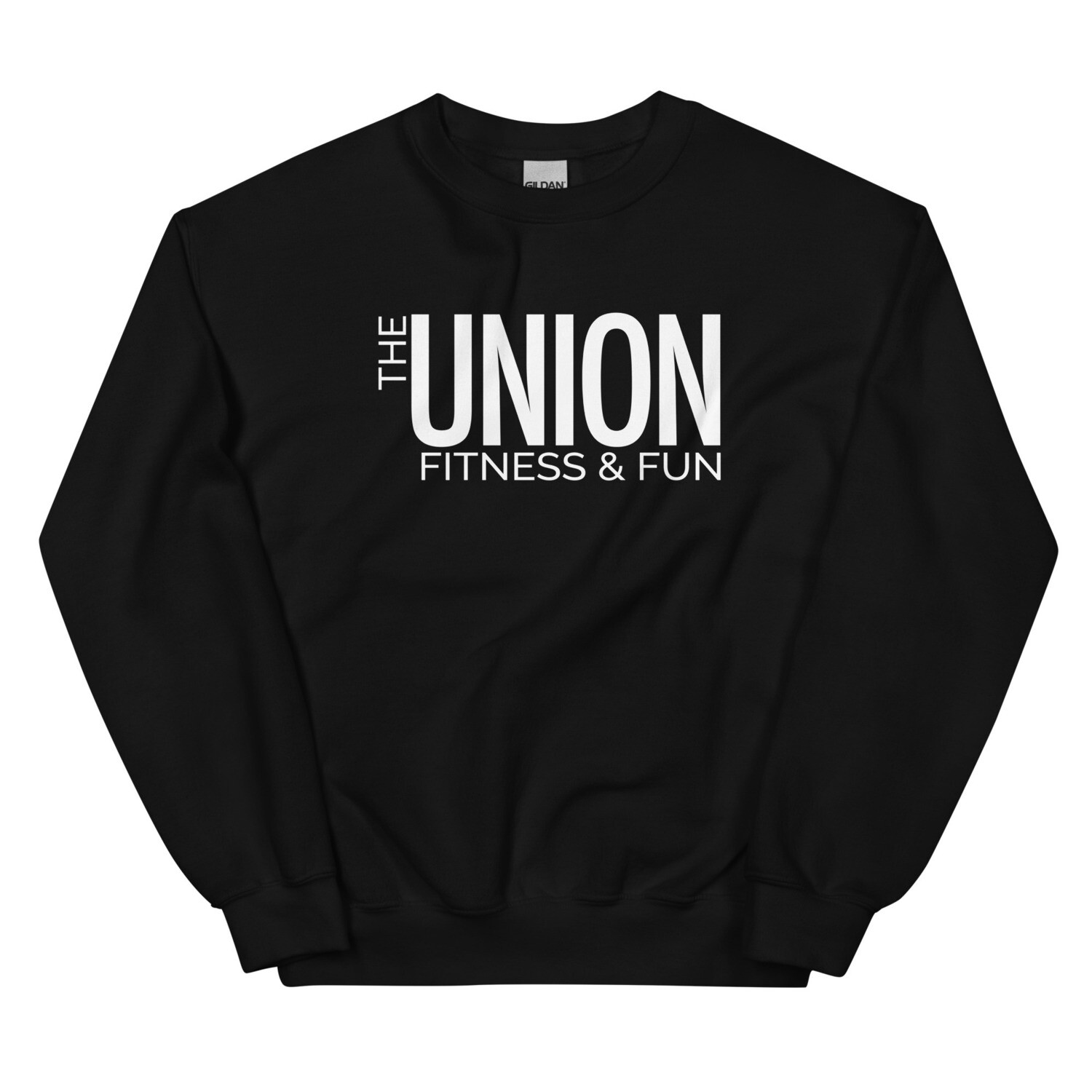 Unisex Sweatshirt | White Logo, Color: Black, Size: S