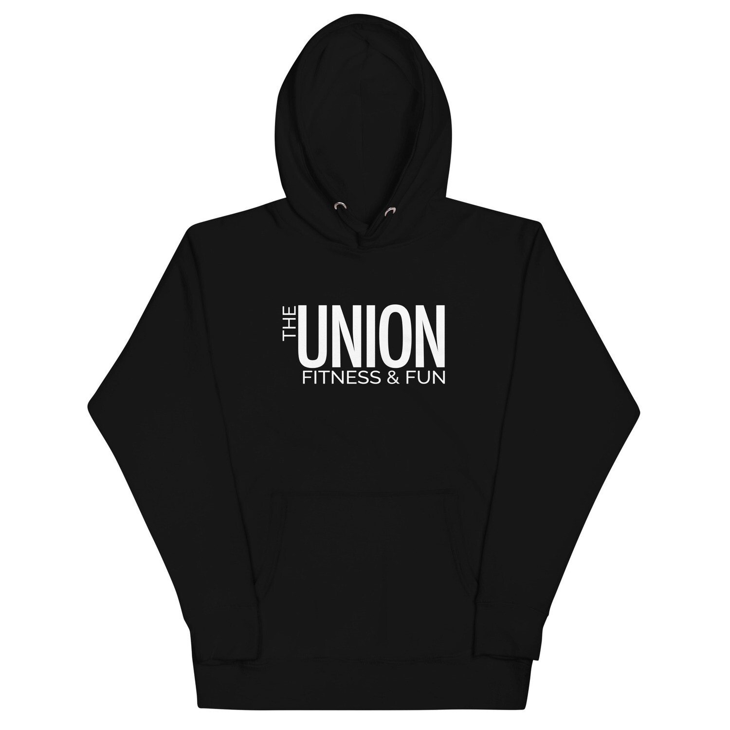 Unisex Hoodie | White Logo, Color: Black, Size: S