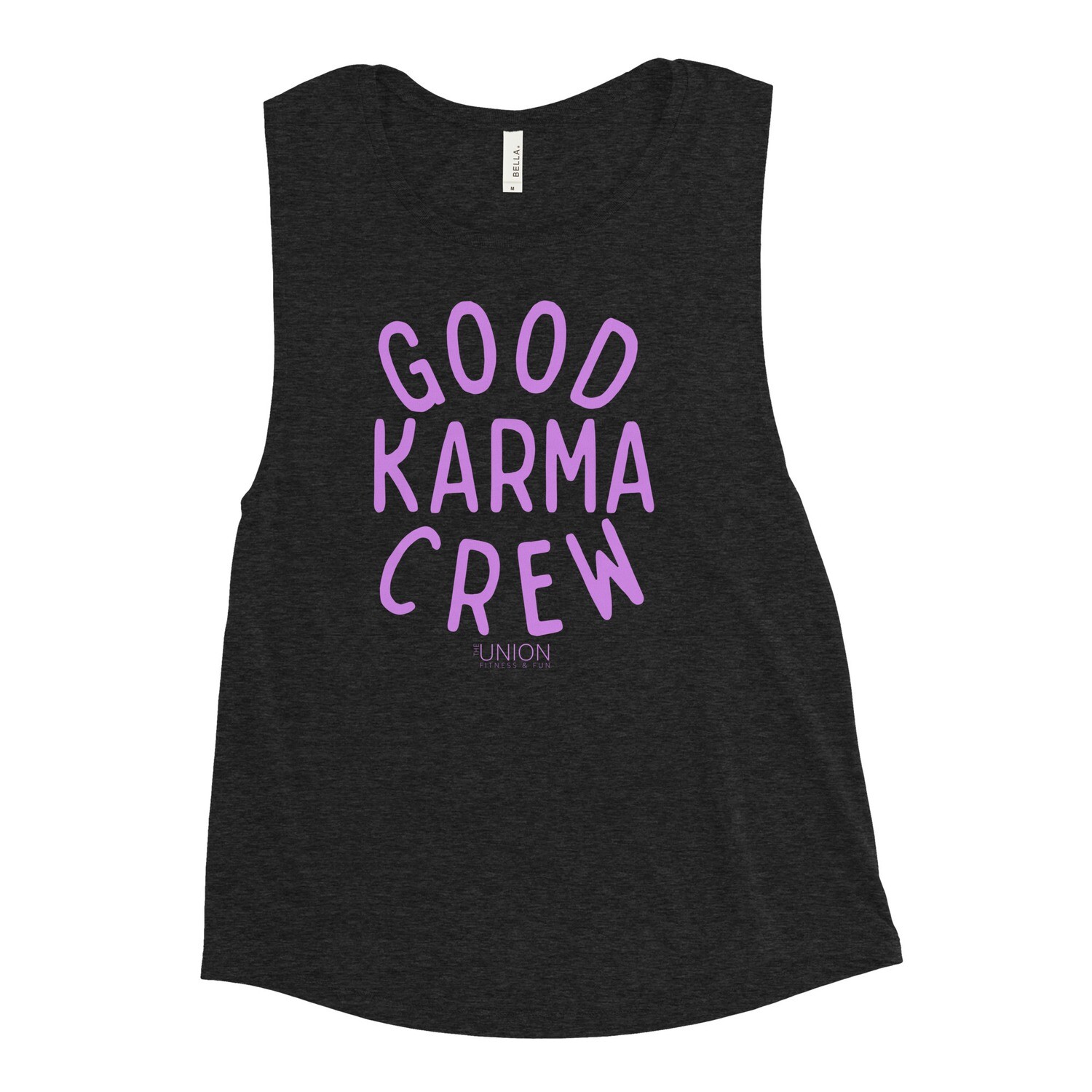 Muscle Tank | Good Karma Crew, Color: Black Heather, Size: S