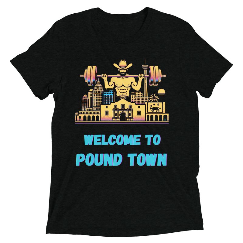 Unisex Tri-Blend T-Shirt | Pound Town Retro