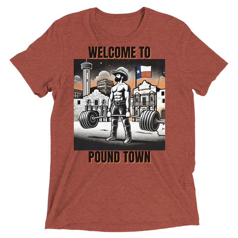 Unisex Tri-Blend T-Shirt | Pound Town Cowboy