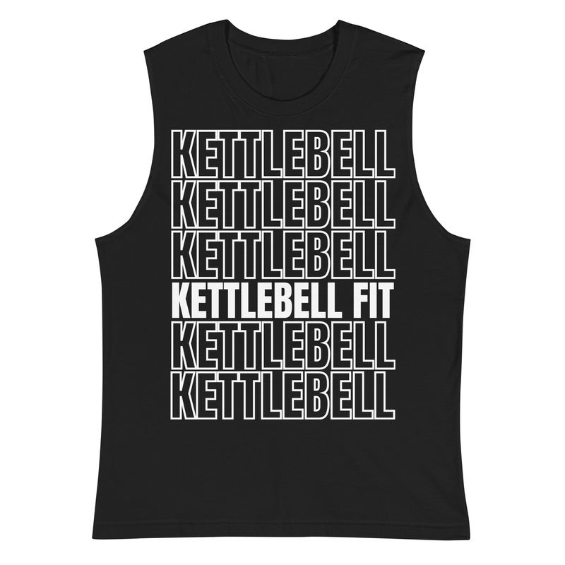 Unisex Muscle Shirt | Kettlebell Fit Black