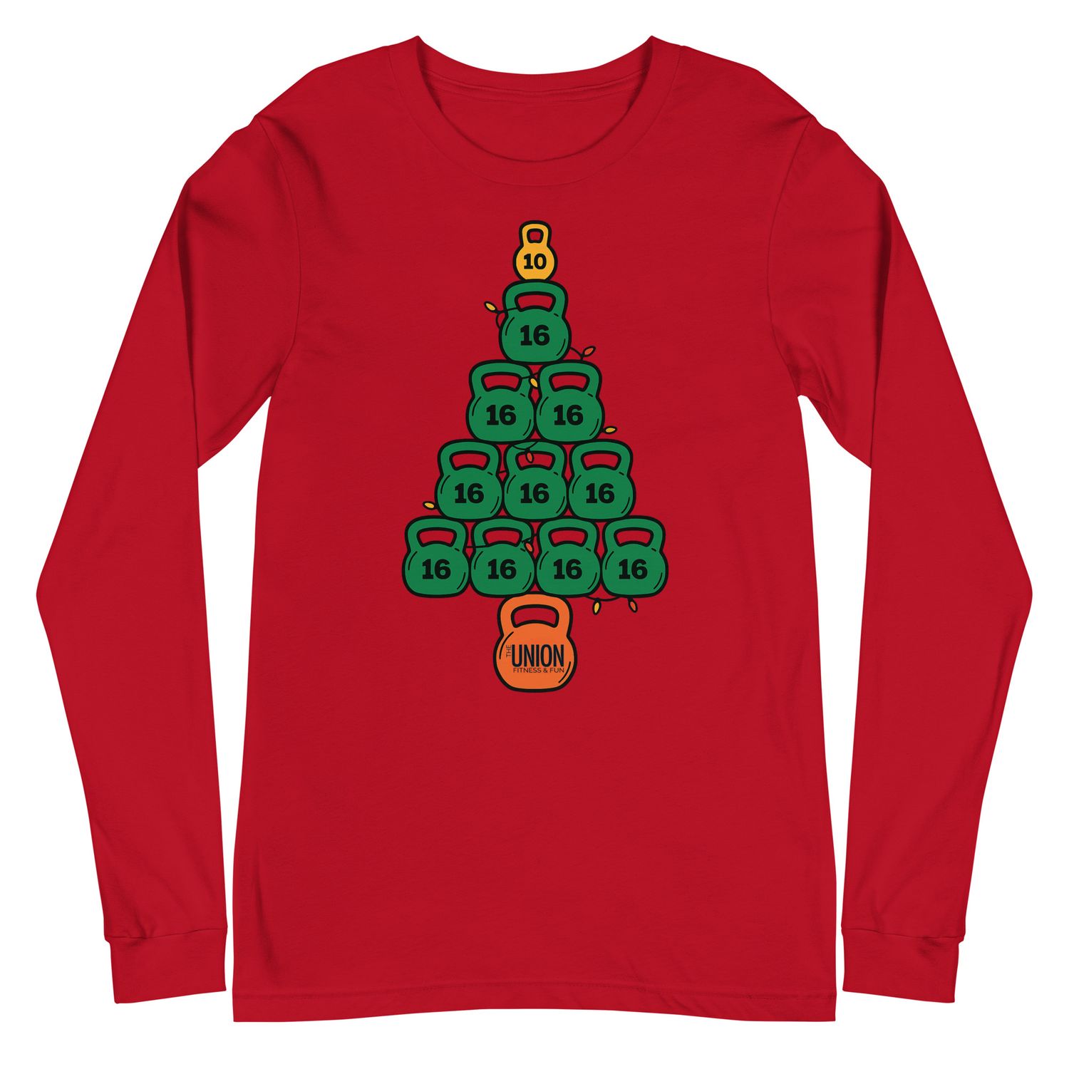Unisex Long Sleeve Tee | Kettlebell Christmas