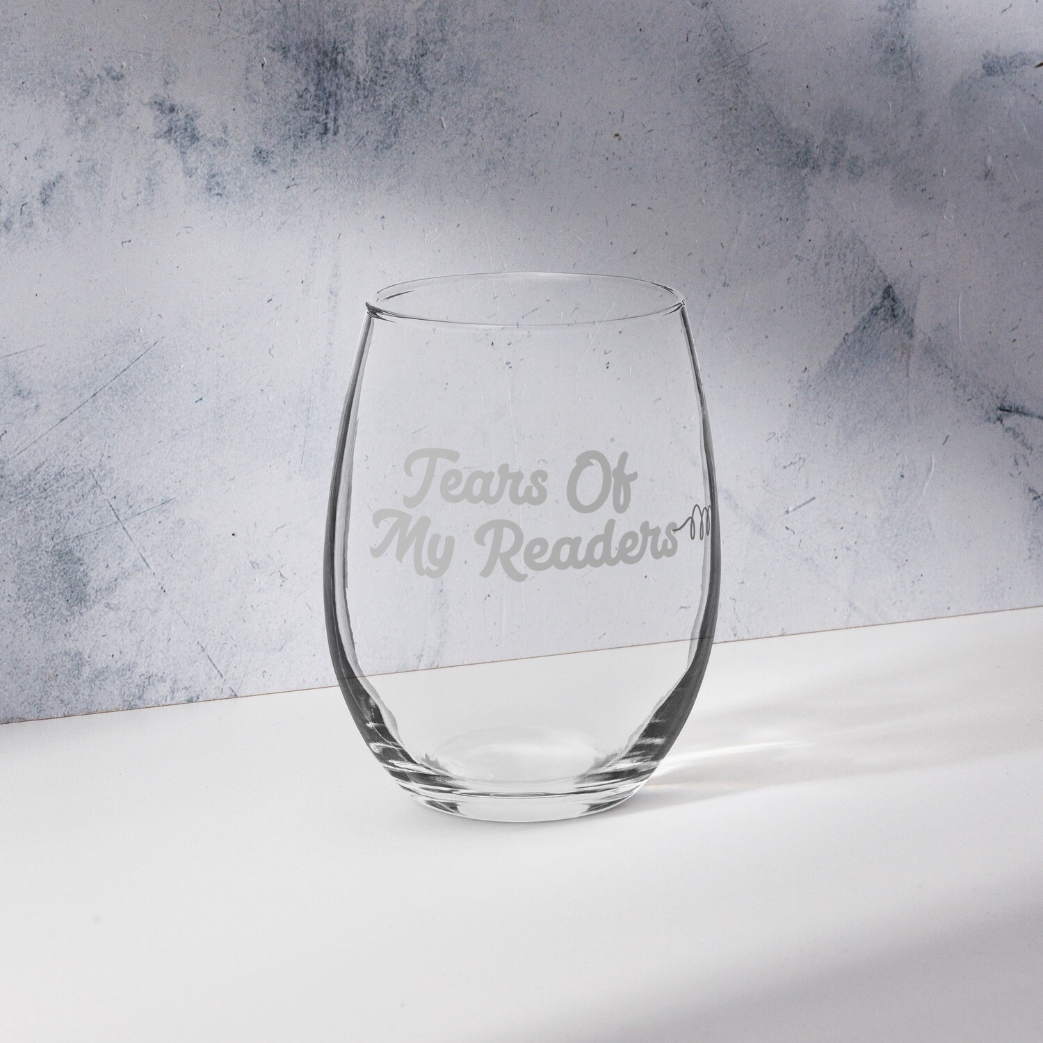 White Wine Glass For Writers And Authors