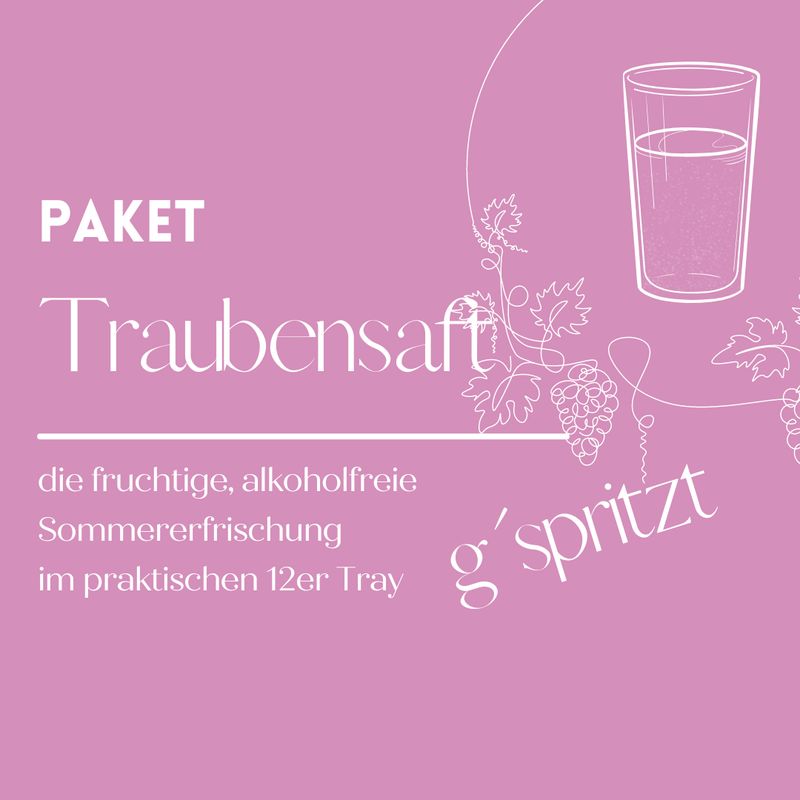 Traubensaft g´spritzt 12er Pack