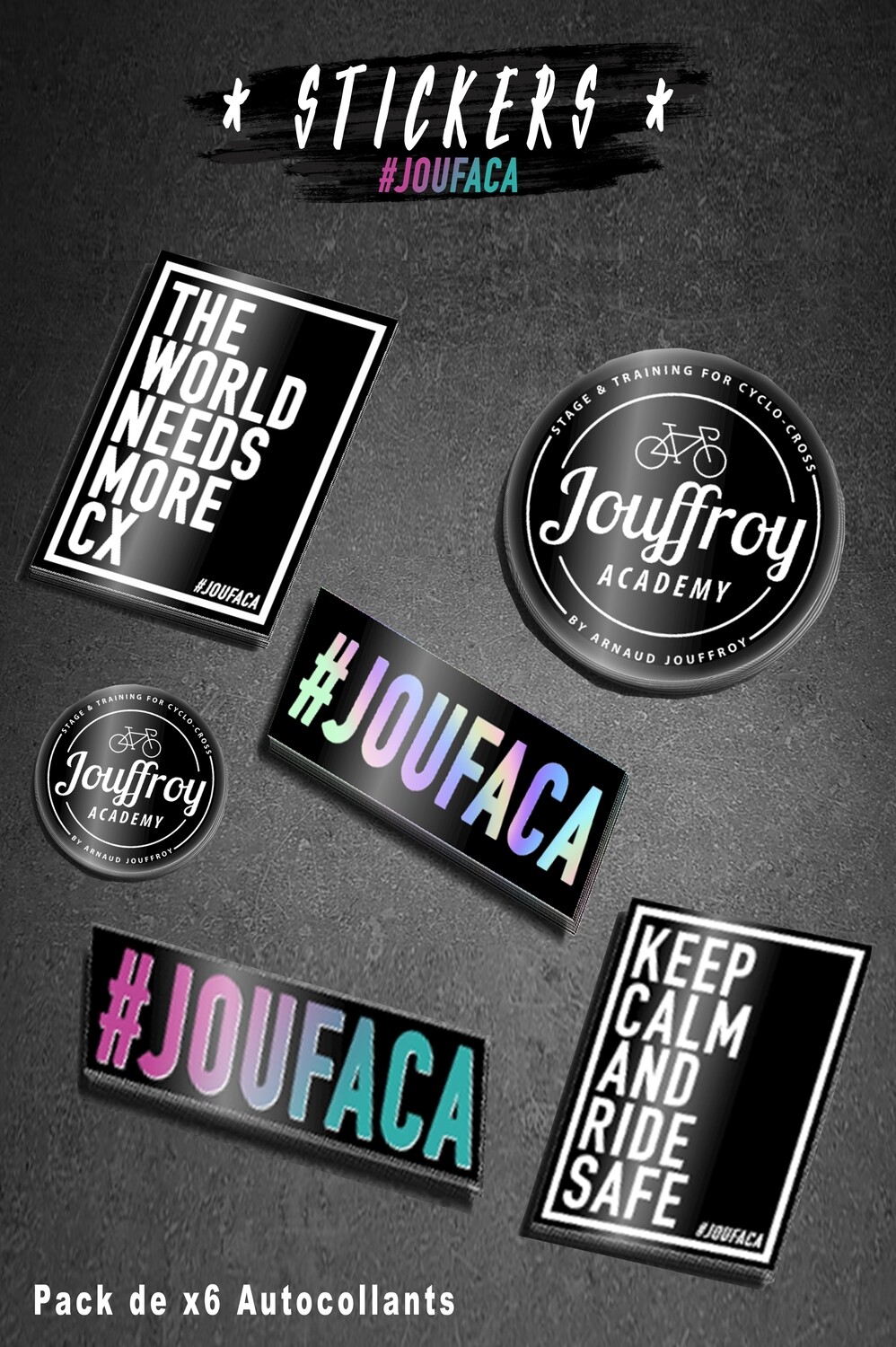 KIT STICKERS #JOUFACA