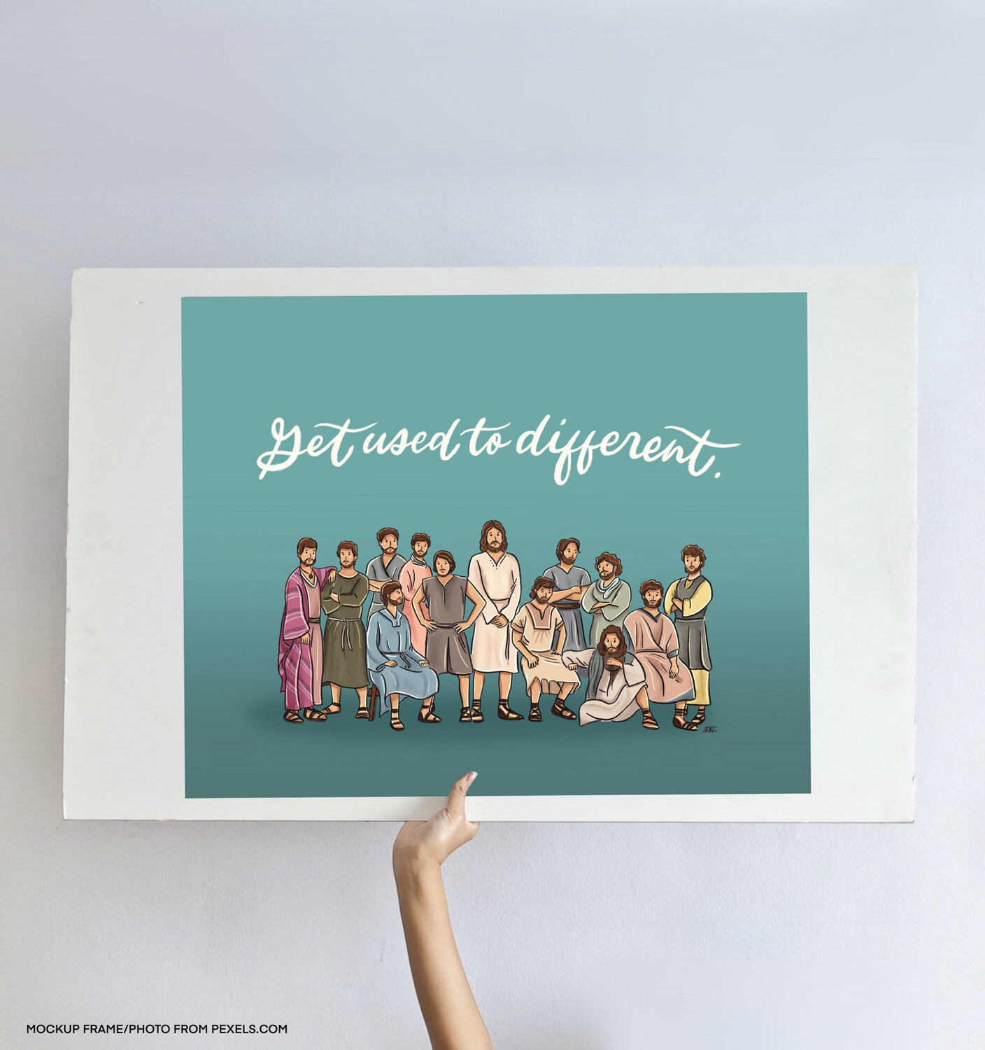 Get Used To Different | Digital Printable