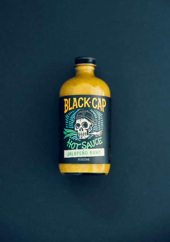 Jalapeño-Ramp Black Cap Hot Sauce