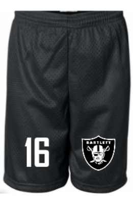 Pro Mesh Shorts Adult Sizes Have Pocket Option