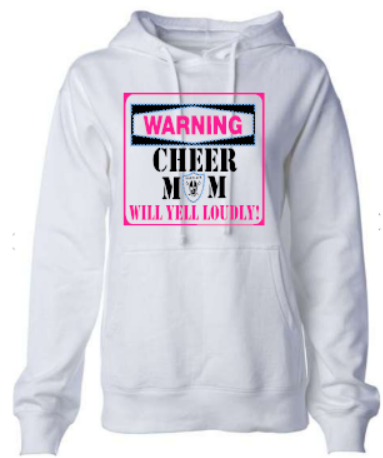 Cheer Hoodie Rhinestone Design
