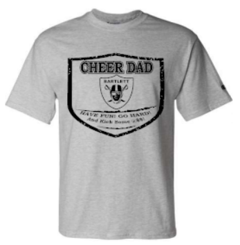 Cheer Dad Have Fun Go Hard T
