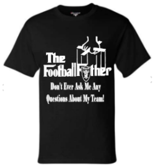 The Football Father Black T