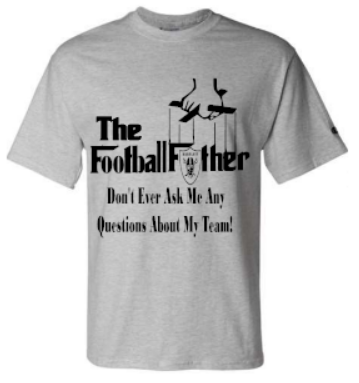 The Football Father Grey T