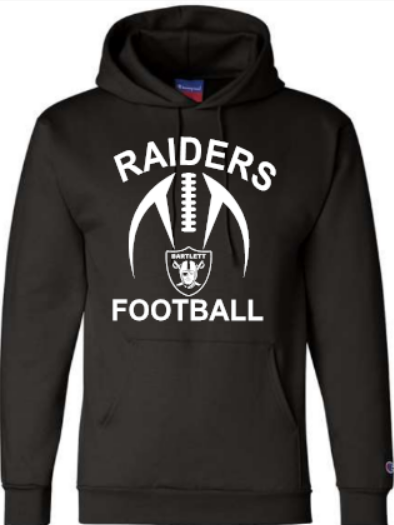 Raiders Half Football Hoodie