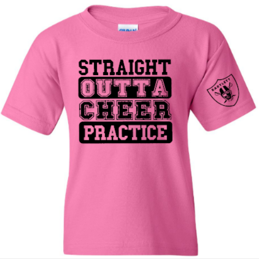 Straight Outta Cheer Practice Tee