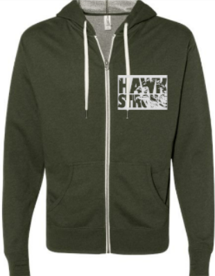 Hawk Strong Terry Full Zip Up