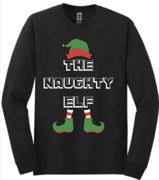 The Naughty Elf Long Sleeve Shirt