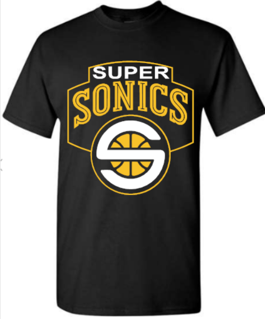 Super Sonic Tee Front And Back Design Moisture Wicking