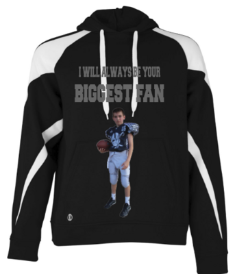 Biggest Fan Customized Football And Cheer Hoodie