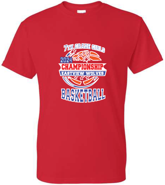 Eastview Wolves 7th and 8th Grade Championship Short Sleeve Tee, Long Sleeve Tee And Hoodie