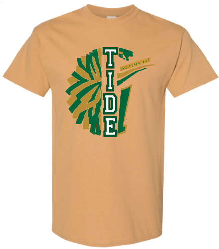 Split Cheer Tee