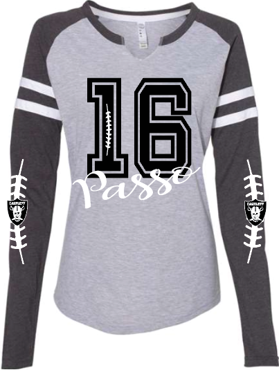 Long Sleeve Personalized Jersey Tee