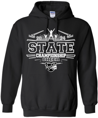 2024 Cheer State Hoodie With Full Roster On Back