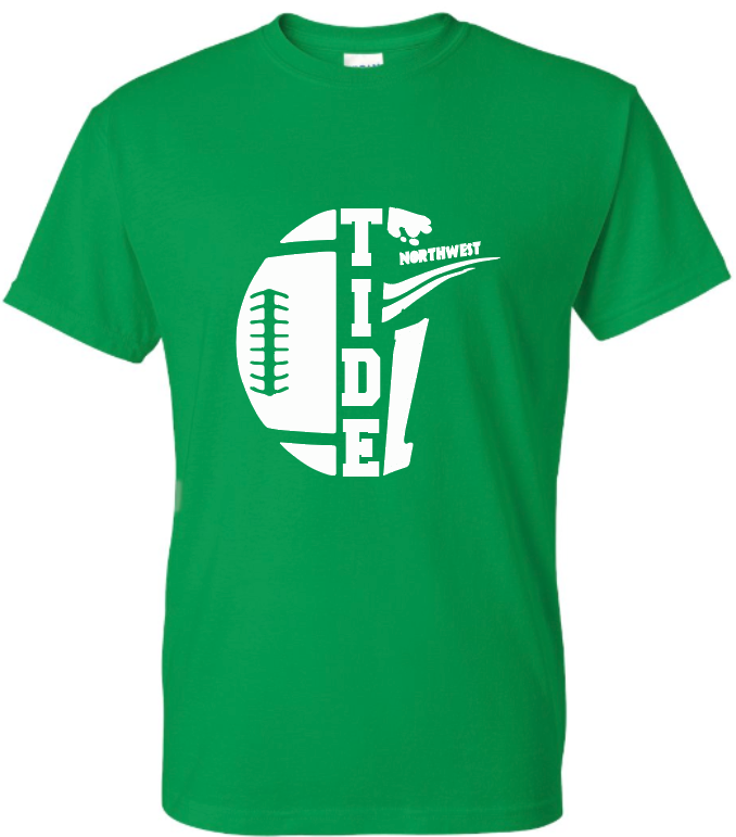 Split Football Tee