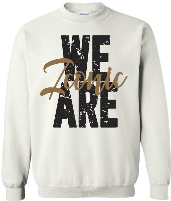 We Are Iconic Crewneck Sweatshirts