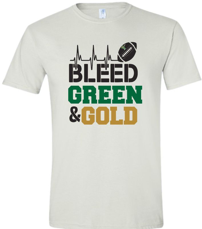 Bleed Green And Gold Tee