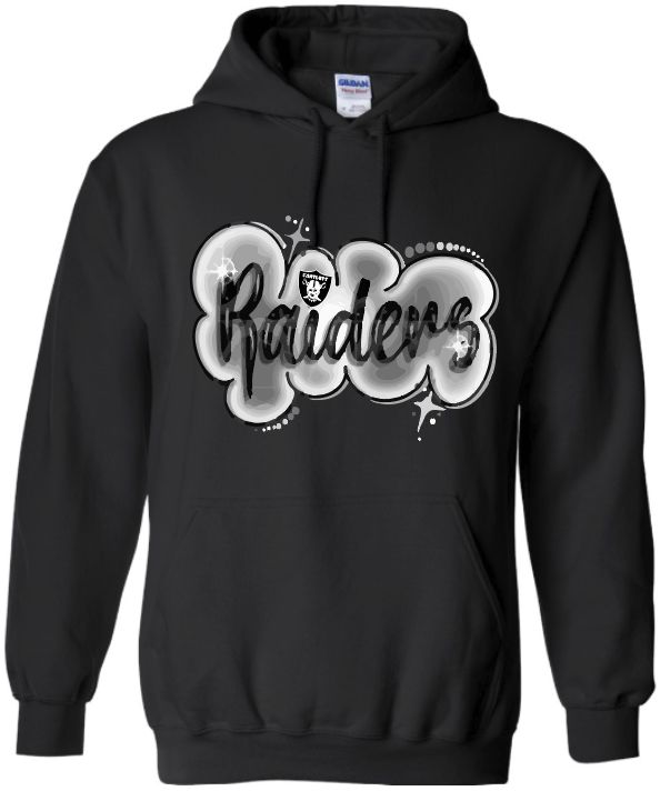 Air Brush Raider Hoodie W Rhinestone Option